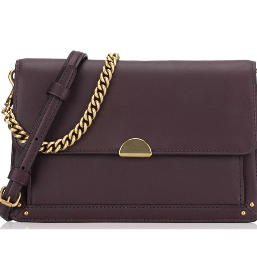 Coach Dreamer in oxblood color with two straps